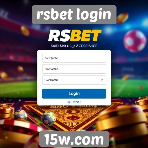 Acessibilidade do site rsbet login para novos usuários